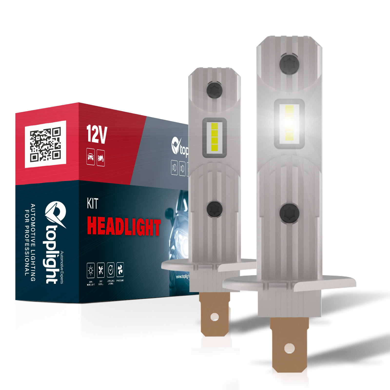 Kit Headlight SIMPLY H1 OE FIT (2PCS) •Codice articolo 417581•EAN 8051886328414 - immagine 2