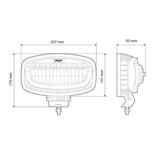 PROIETTORE SUPPLEMENTARE LED 12/24V. - immagine 5