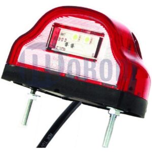 FANALE TARGA E POSIZIONE ROSSO LED 12/24V