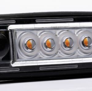 FANALINO SIDE MARKER BIANCO 4 LED 12/24v